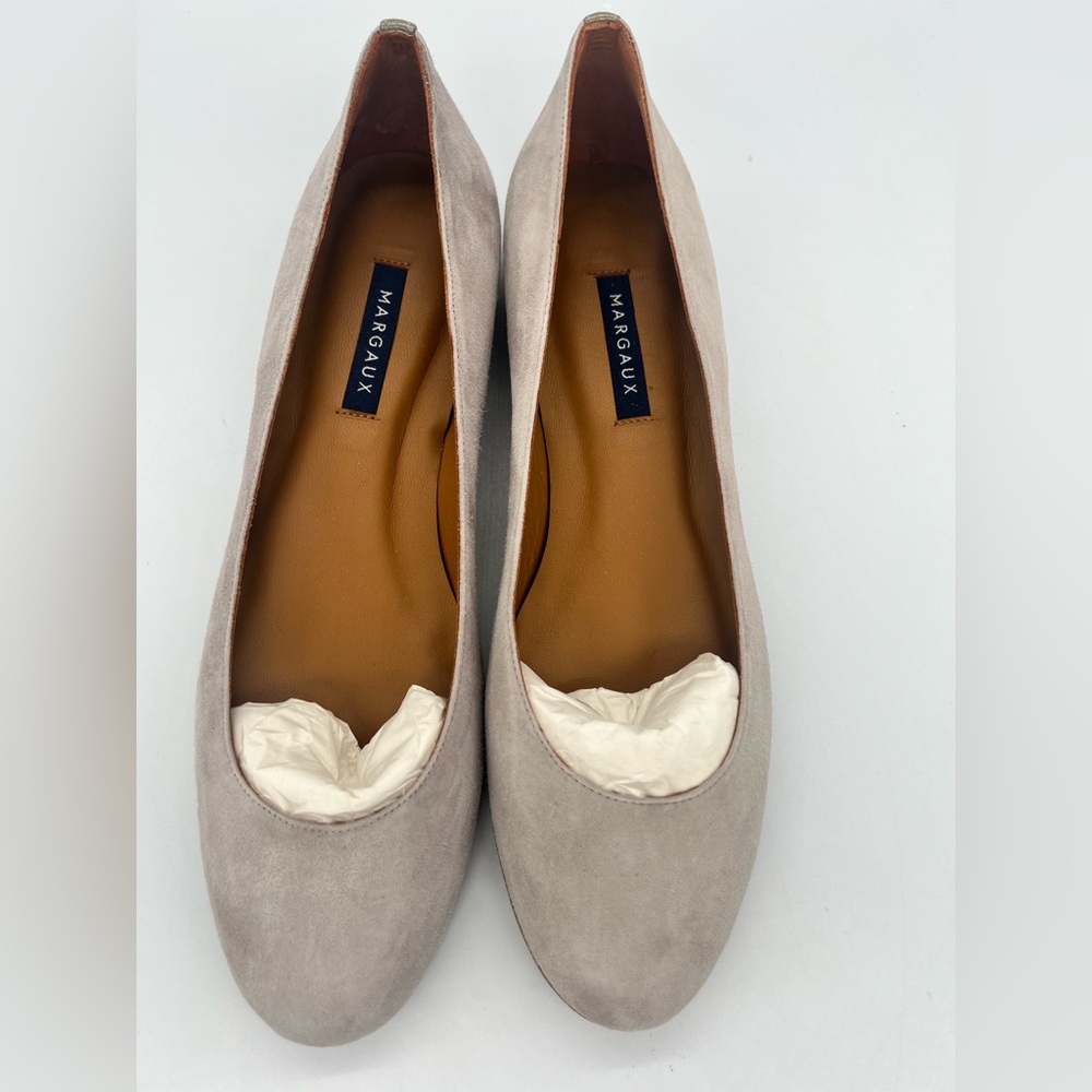 Margaux Classic Flint Ballet Flat Suede New - Picture 2 of 13